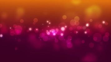 colorful bokeh particles video