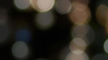 4K gold bokeh lights. computer generated seamless loop abstract motion background video