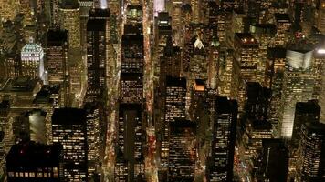 aérien vue de Nouveau york ville Urbain métropole horizon bâtiments video
