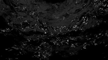 abstrait Contexte animation avec vagues de foncé l'eau ou liquide écoulement vers le caméra. plein HD et boucle mouvement Contexte. video