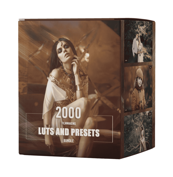 2000 Filmmaking LUTs and Presets Bundle
