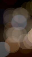 Bokeh Lights Abstracts are creative compositions that evoke wonder through blurred light effects video